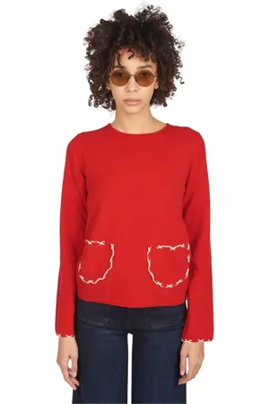 Comme des Garçons Mujer, Jerseys, Rojo, Talla: M