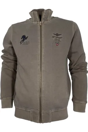 Aeronautica Militare Hombre, Sudaderas, Verde, Talla: M