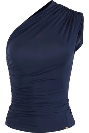 Elisabetta Franchi Mujer, Camisetas, Azul, Talla: L