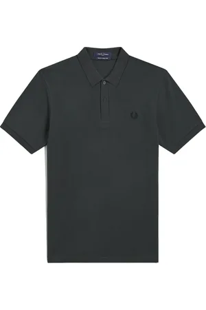 Fred Perry Hombre, Camisetas, Verde, Talla: XS