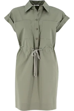 PESERICO SIGN Mujer, Vestidos, Verde, Talla: L