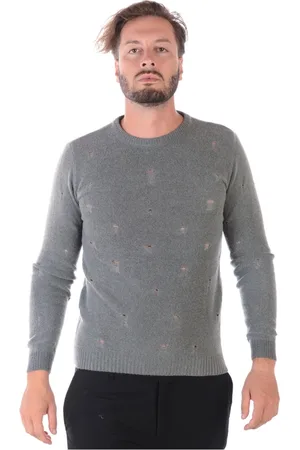 D.A. Daniele Alessandrini Hombre, Jerseys, Gris, Talla: S