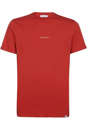 Les Deux Hombre, Camisetas, Rojo, Talla: S