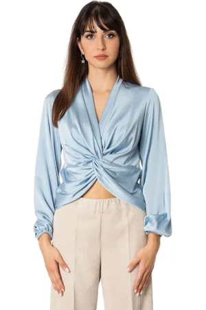 D.EXTERIOR Mujer, Blusas y Camisas, Azul, Talla: M