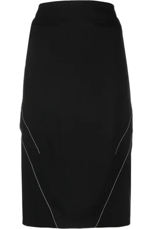 Marine Serre Mujer, Faldas, Negro, Talla: S