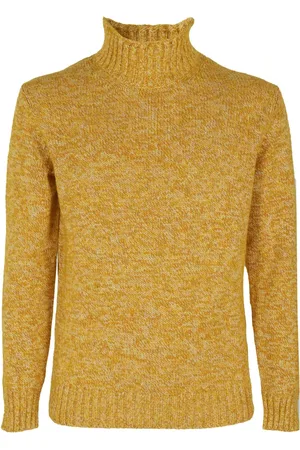 KANGRA CASHMERE Hombre, Jerseys, Amarillo, Talla: XL