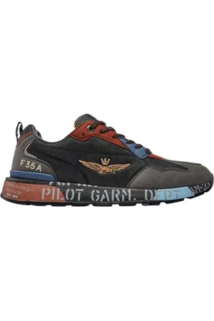 Aeronautica Militare Hombre, Zapatos, Negro, Talla: 40 EU