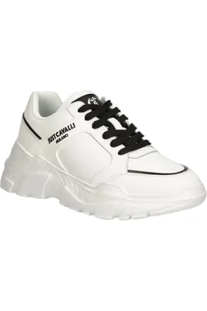 Roberto Cavalli Hombre, Zapatos, Blanco, Talla: 42 EU