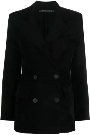 ANTONINO VALENTI Mujer, Chaquetas, Negro, Talla: M
