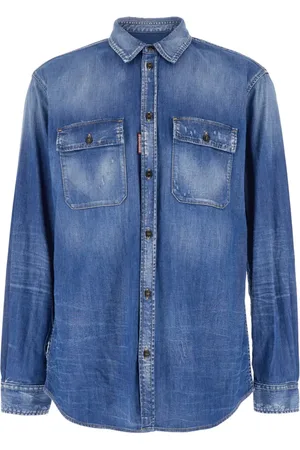 Dsquared2 Hombre, Camisas, Azul, Talla: M