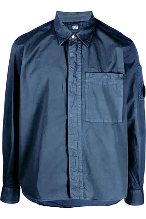 C.P. Company Hombre, Camisas, Azul, Talla: L