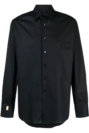BILLIONAIRE Hombre, Camisas, Negro, Talla: 2XL
