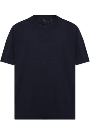 THEORY Hombre, Camisetas, Azul, Talla: M