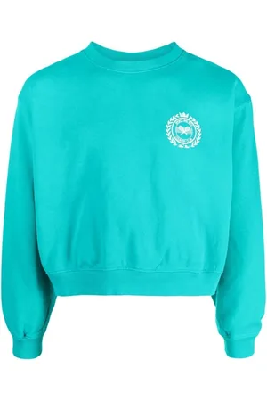 Sporty & Rich Mujer, Sudaderas, Azul, Talla: M