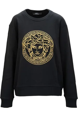 VERSACE Mujer, Sudaderas, Negro, Talla: M