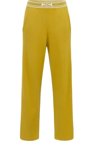Elisabetta Franchi Mujer, Pantalones, Amarillo, Talla: XS