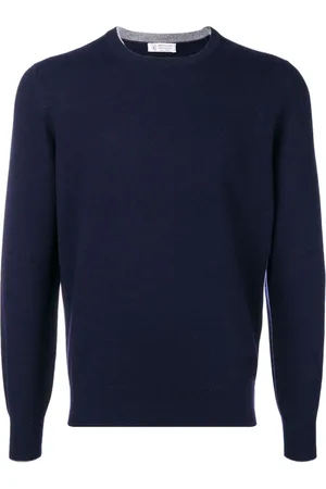 Brunello Cucinelli Hombre, Jerseys, Azul, Talla: 3XL
