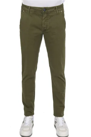 Hand Picked Hombre, Pantalones, Verde, Talla: W37