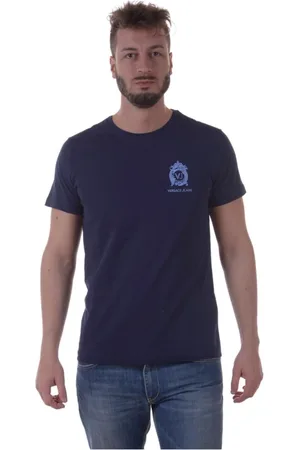 VERSACE Hombre, Camisetas, Azul, Talla: XL