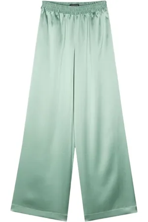 GIANLUCA CAPANNOLO Mujer, Pantalones, Verde, Talla: M
