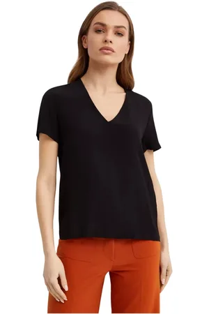 FAY Mujer, Camisetas, Negro, Talla: M