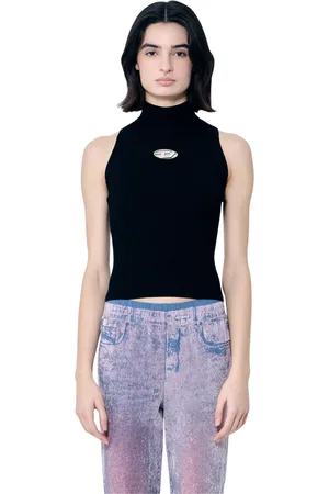 Diesel Mujer, Camisetas, Negro, Talla: S