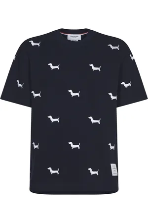 Thom Browne Hombre, Camisetas, Azul, Talla: L