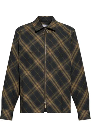 Burberry Hombre, Camisas, Verde, Talla: M