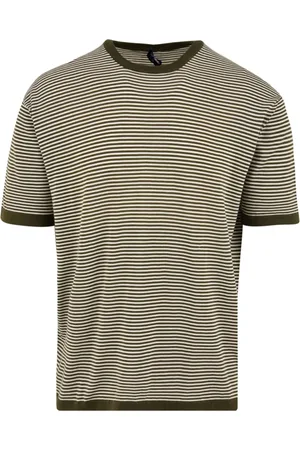 DRUMOHR Hombre, Camisetas, Verde, Talla: L