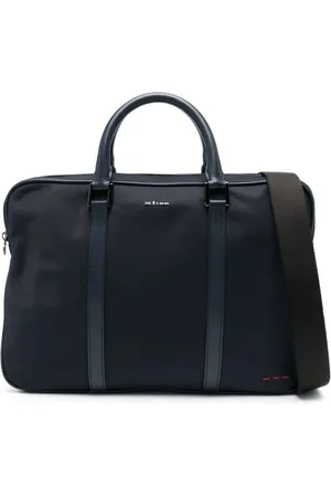 Kiton Hombre, Bolsos, Azul, Talla: ONE Size