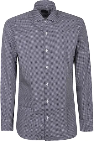 BARBA Hombre, Camisas, Negro, Talla: 2XL