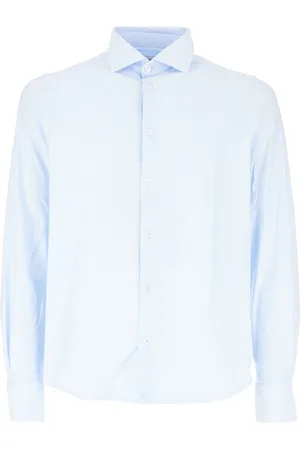 CRUNA Hombre, Camisas, Azul, Talla: M