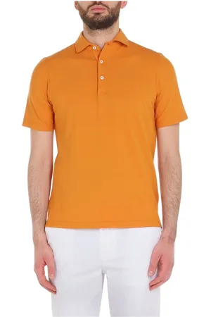 LARDINI Hombre, Camisetas, Naranja, Talla: L