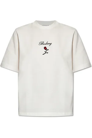 Burberry Mujer, Camisetas, Blanco, Talla: M