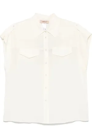 Twin-Set Mujer, Blusas y Camisas, Blanco, Talla: XS