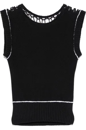 Maison Margiela Mujer, Camisetas, Negro, Talla: S