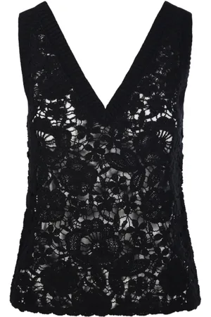 P.A.R.O.S.H. Mujer, Camisetas, Negro, Talla: M