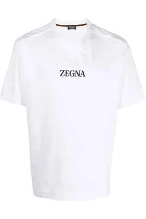 Ermenegildo Zegna Hombre, Camisetas, Blanco, Talla: S