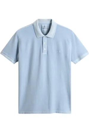 Woolrich Hombre, Camisetas, Azul, Talla: L