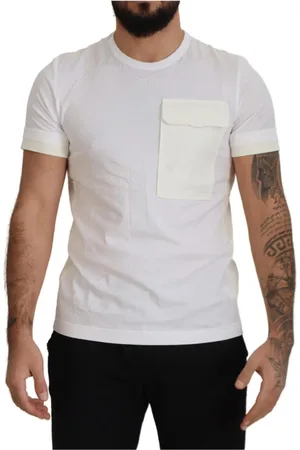 Dolce & Gabbana Hombre, Camisetas, Blanco, Talla: M