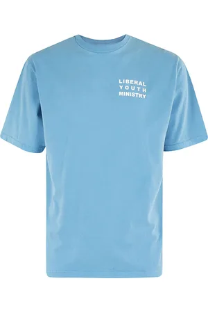 Liberal Youth Ministry Hombre, Camisetas, Azul, Talla: S