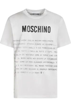 Moschino Hombre, Camisetas, Blanco, Talla: S