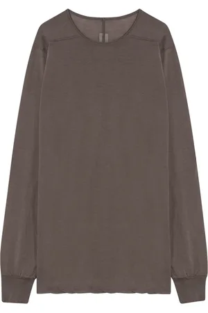 Rick Owens Hombre, Camisetas, Marrón, Talla: S