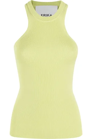 ERIKA CAVALLINI Mujer, Camisetas, Amarillo, Talla: S