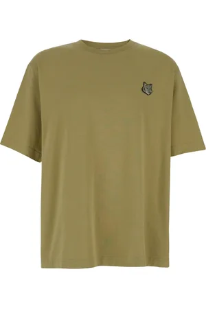 Maison Kitsuné Hombre, Camisetas, Verde, Talla: L