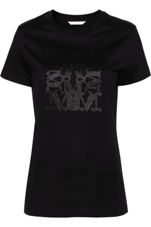 Max Mara Mujer, Camisetas, Negro, Talla: S