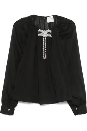FORTE FORTE Mujer, Blusas y Camisas, Negro, Talla: S