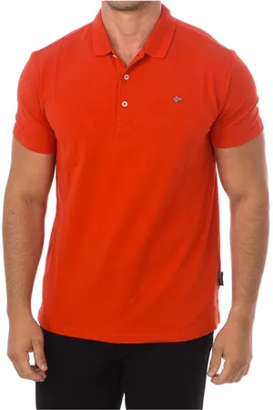 Napapijri Hombre, Camisetas, Rojo, Talla: S