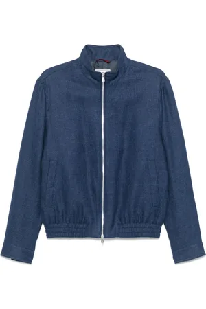 Brunello Cucinelli Hombre, Chaquetas, Azul, Talla: XL