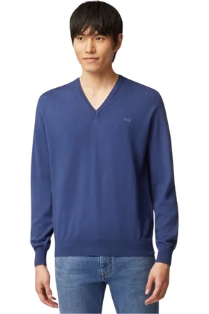 HARMONT&BLAINE Hombre, Jerseys, Azul, Talla: M